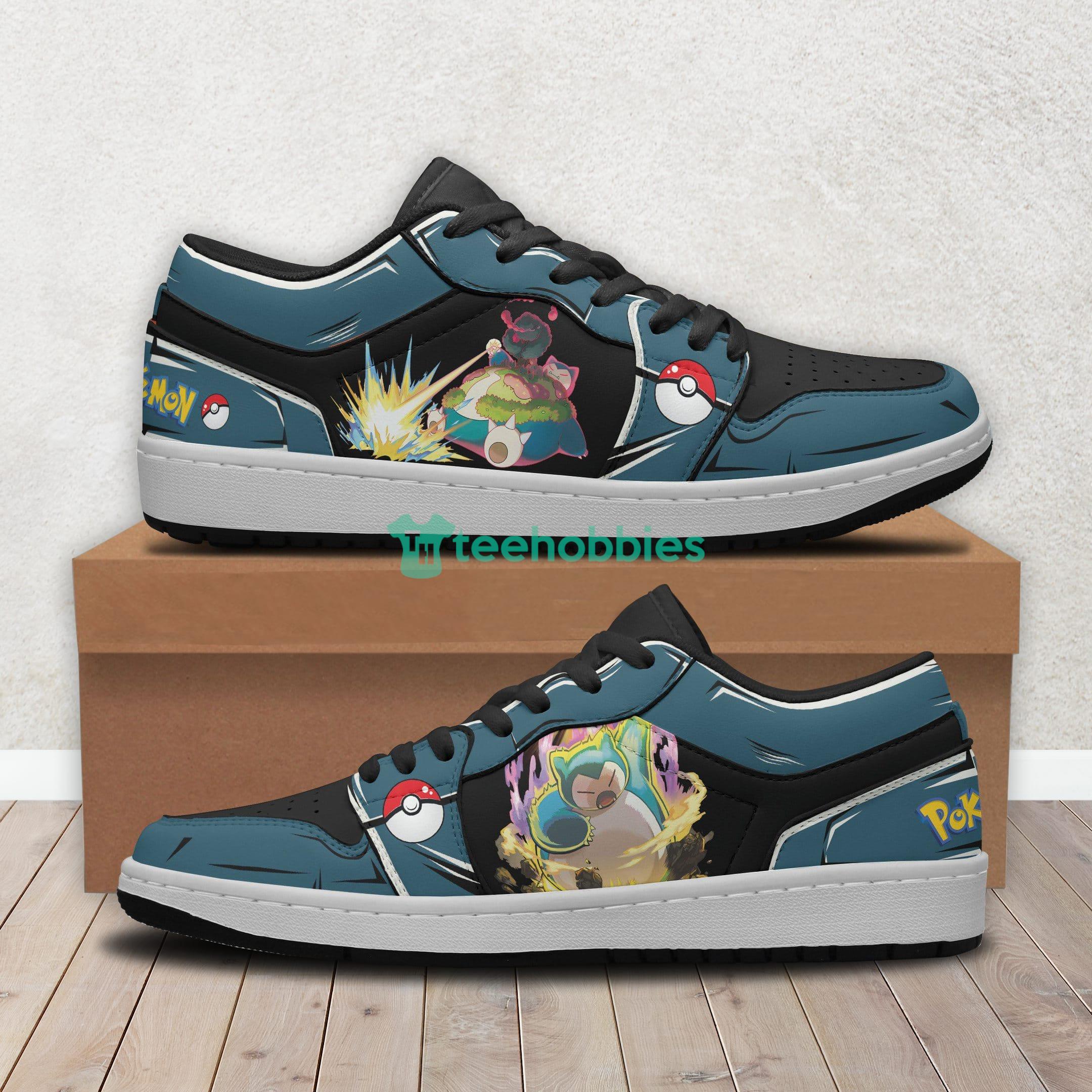 Snorlax Pokemon Anime Custom Air Jordan Low Top Shoesproduct photo 1