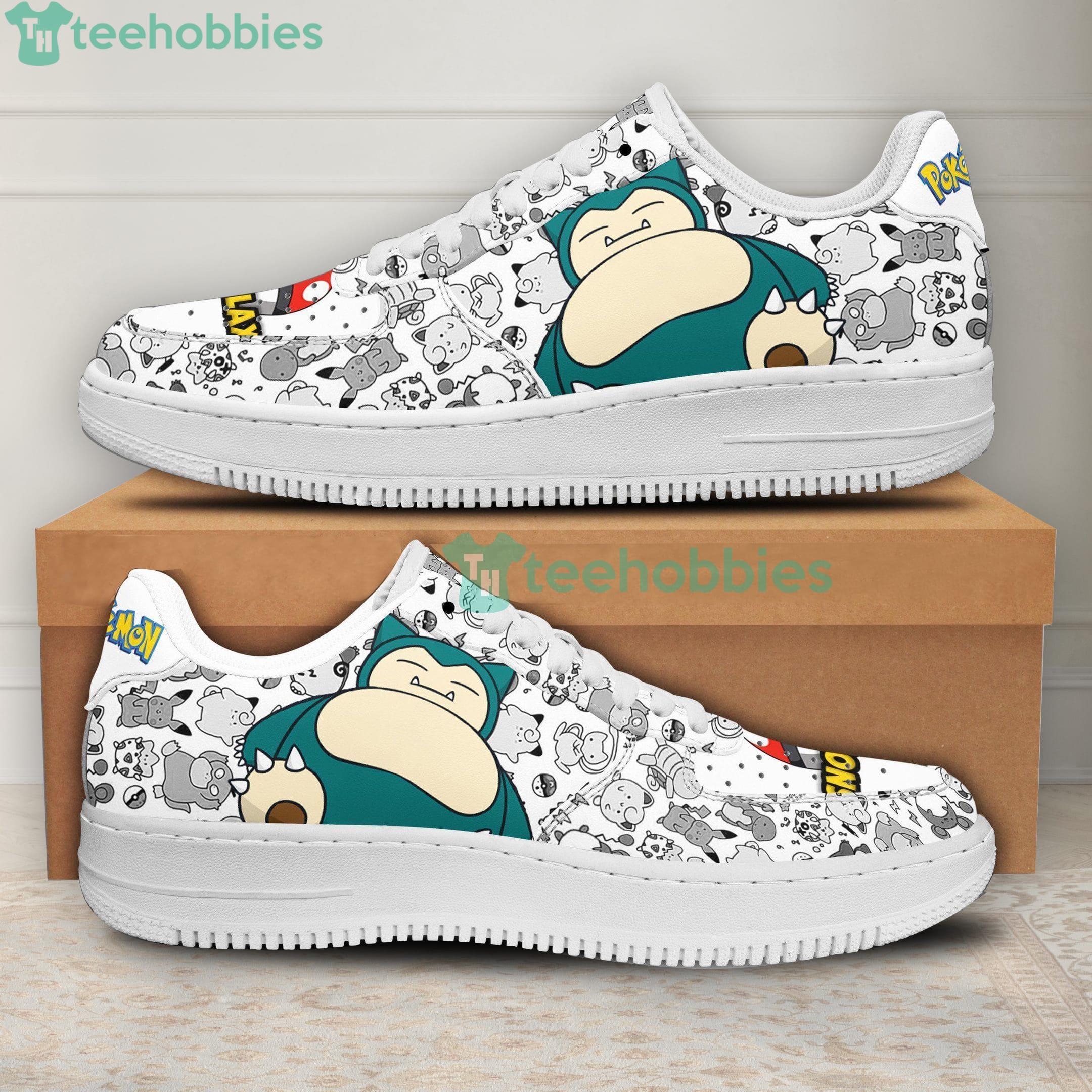 Snorlax Pokemon Lover Air Force Shoes For Fansproduct photo 1
