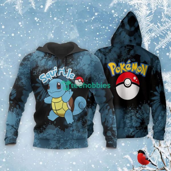 Squirtle All Over Printed 3D Shirt Custom Pokemon Anime Fans Product Photo 3