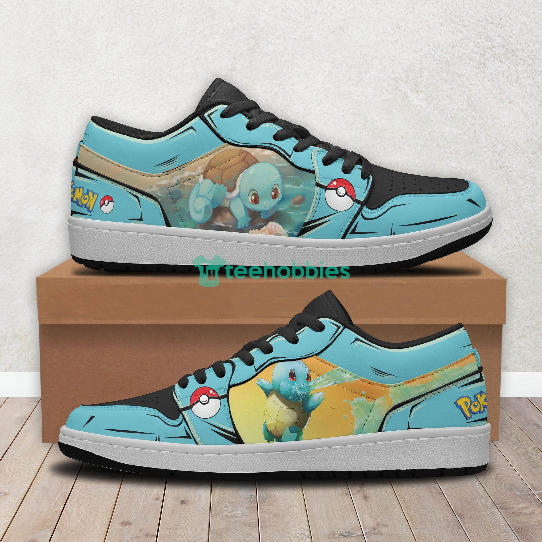 Squirtle Pokemon Anime Custom Air Jordan Low Top Shoesproduct photo 1