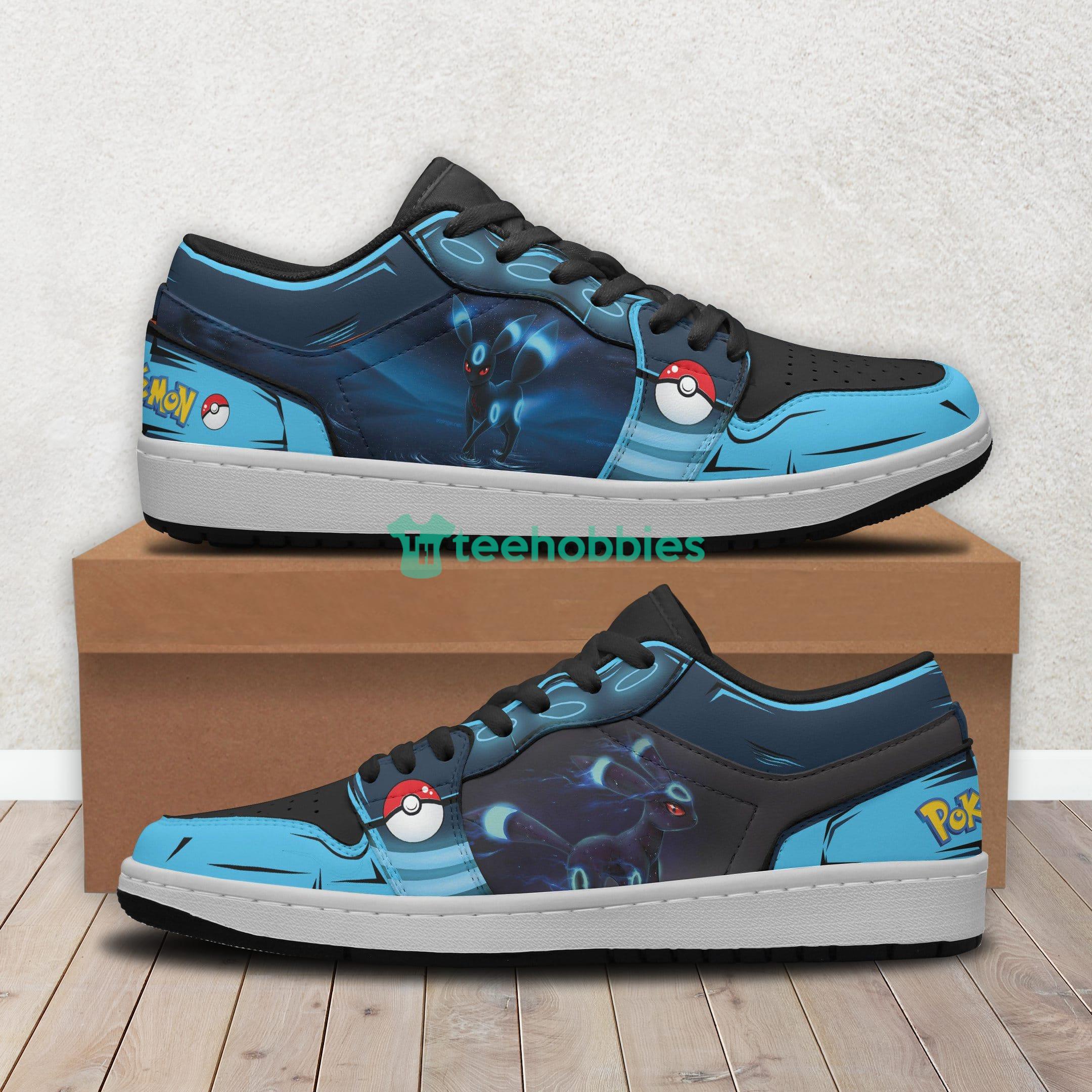 Umbreon Pokemon Anime Custom Air Jordan Low Top Shoes