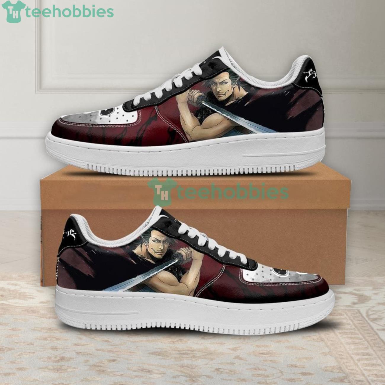 Yami Sukehiro Black Bull Knight Black Clover Anime Air Force Shoes For Fansproduct photo 1