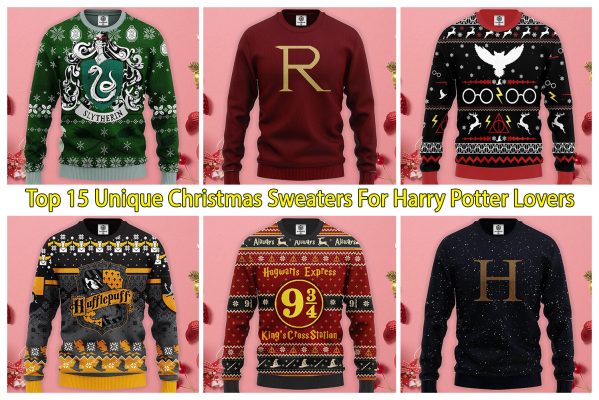 Top 15 Unique Christmas Sweaters For Harry Potter Lovers