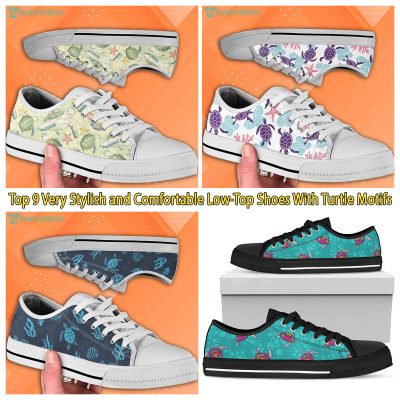 Top 9 Very Stylish and Comfortable Low-Top Shoes With Turtle Motifs