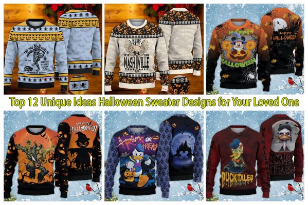 Top 12 Unique Ideas Halloween Sweater Designs for Your Loved One