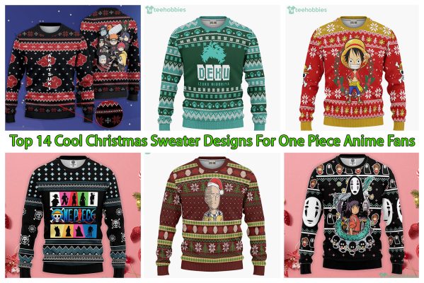 Top 14 Cool Christmas Sweater Designs For One Piece Anime Fans