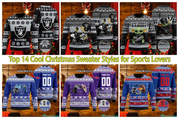 Top 14 Cool Christmas Sweater Styles for Sports Lovers