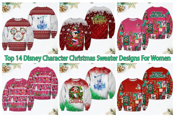 Top 14 Disney Character Christmas Sweater Designs For Women
