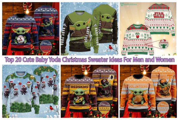 Top 20 Cute Baby Yoda Christmas Sweater Ideas For Men and Women