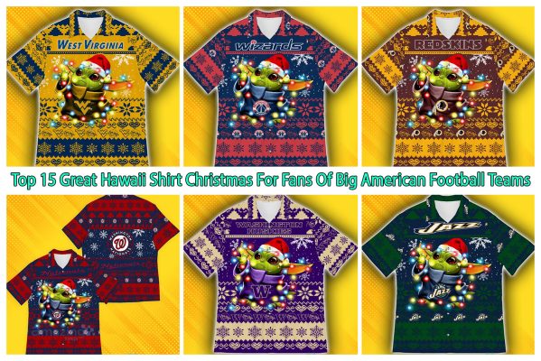Top 15 Great Hawaii Shirt Christmas For Fans Of Big American Football Teams