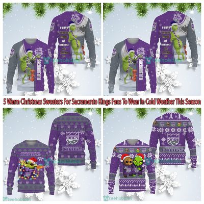 5 Warm Christmas Sweaters For Sacramento Kings Fans To Wear In Cold Weather This Season