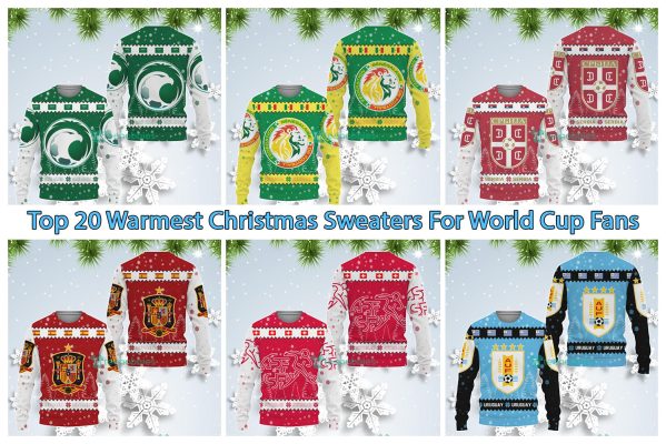 Top 20 Warmest Christmas Sweaters For World Cup Fans