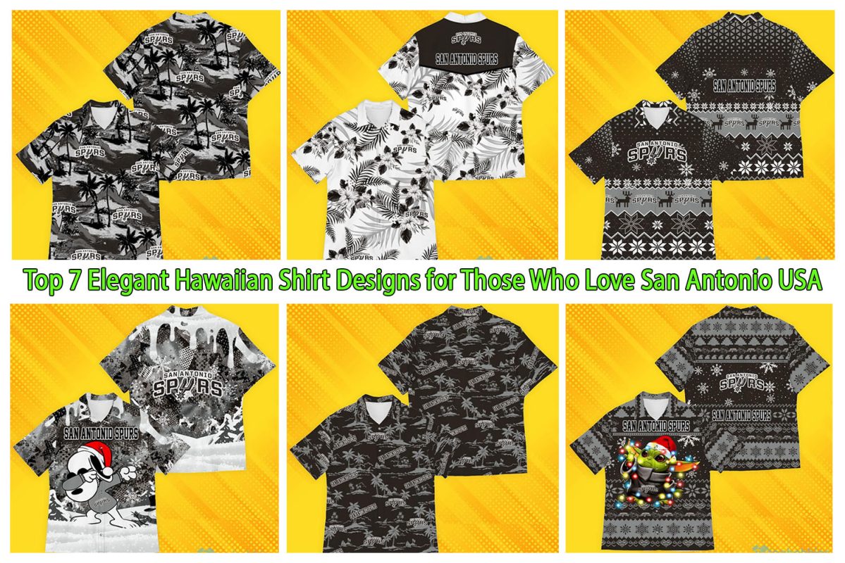Top 7 Elegant Hawaiian Shirt Designs for Those Who Love San Antonio USA