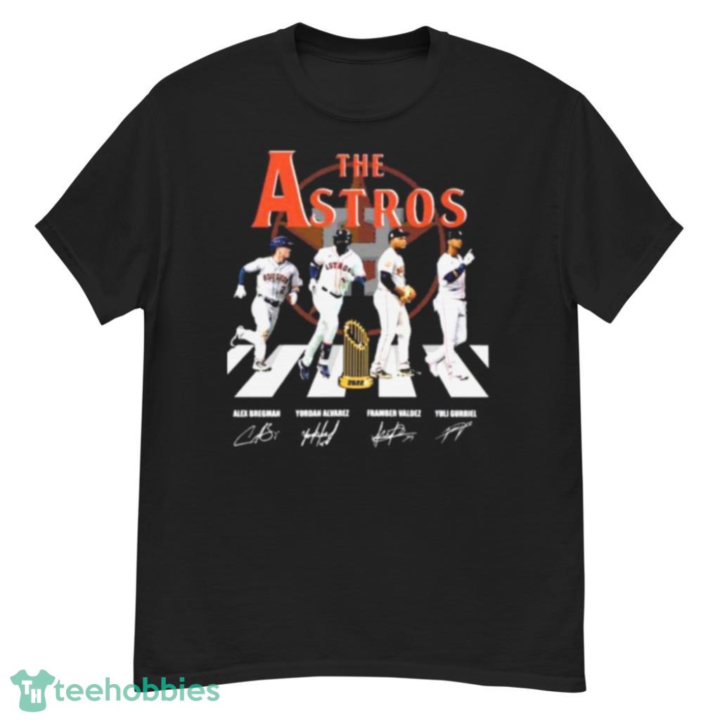 The Houston Astros Abbey Road 2022 Signatures Shirt Product Photo 1